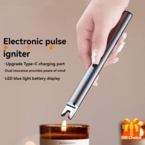 Briquet Électronique USB-C Étendu (Arc Long)